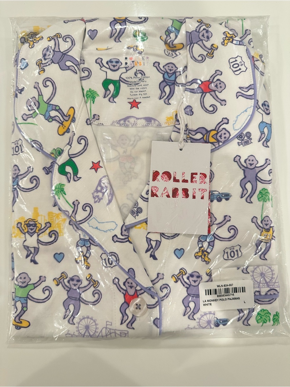 Roller Rabbit L.A polo Pajamas Set